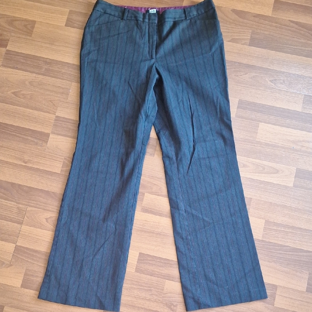 Gray Pinstripe Trousers